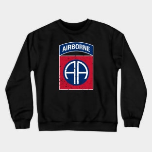 82nd Airborne Division US Army Vintage Insignia Crewneck Sweatshirt